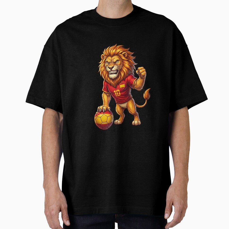 Spain Lion — Football World Cup 2026 Cartoon Mascot Sticker by David Mateo ArtWorks
