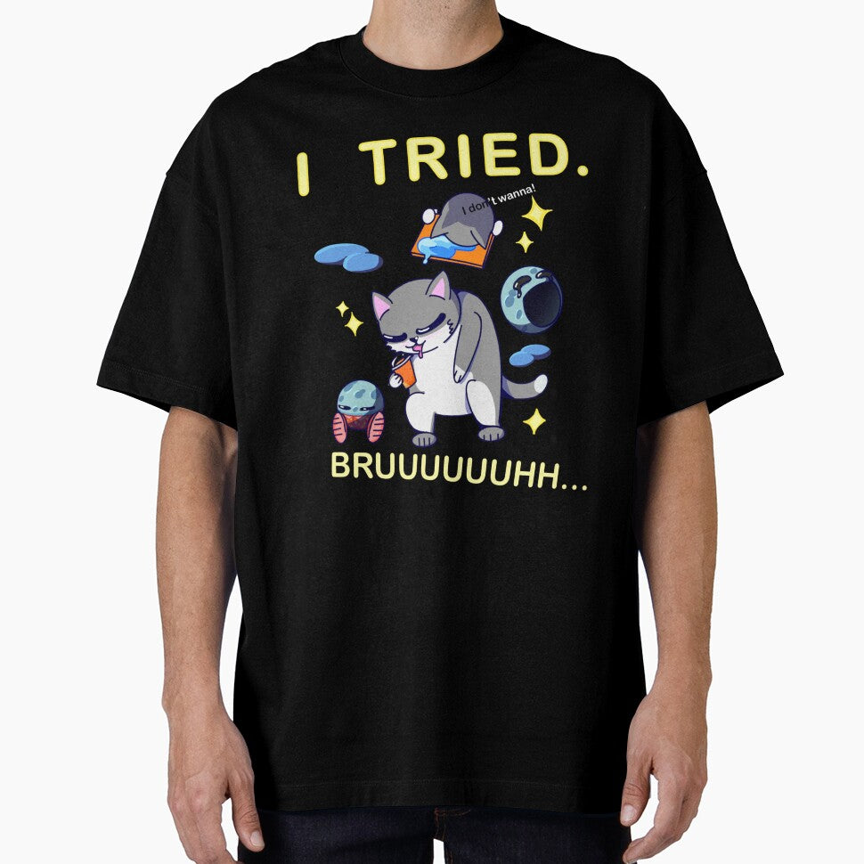 Lazy Cat Meme. I Tried! Bruuhh.. by YKIT