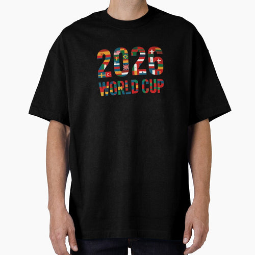2026 World Cup Flags Typography by Khadigadesings