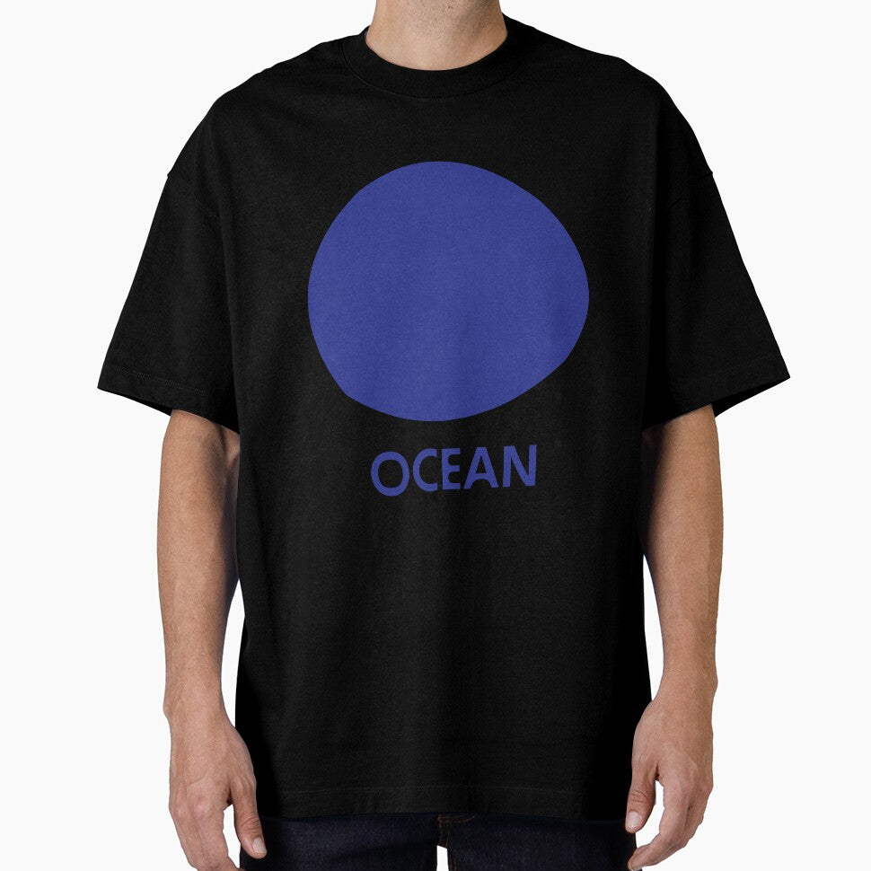 Ocean - Blue - Classic Tshirt - Crewneck tee, Ocean life, Diver, Swimmer, Water Baby, Organic, bold graphics by These-Things
