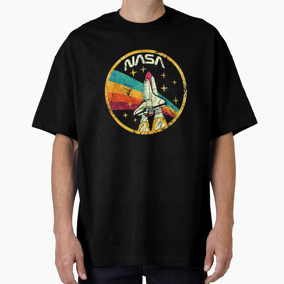USA Space Agency Vintage Colors V03 T-Shirt_2546541 by KTY-NUSS
