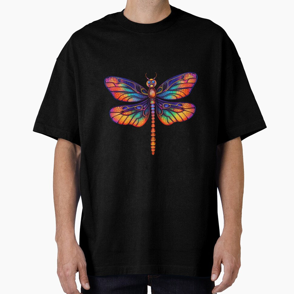 Dragonfly Neon Pop Art 3 by AstroRisq