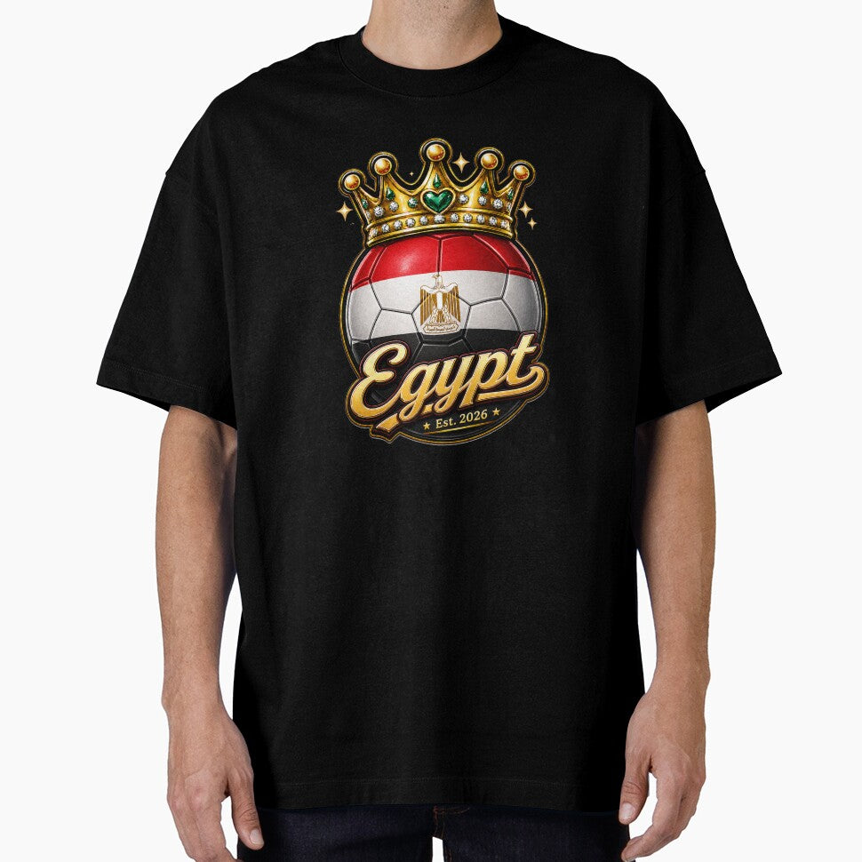 Egypt flag Crowned Soccer Ball by QuiteOrbit