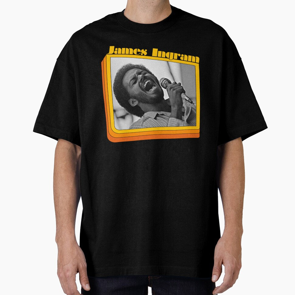 James Ingram - Retro Singer Songwriter 70s Music Fan Design by darklordpug