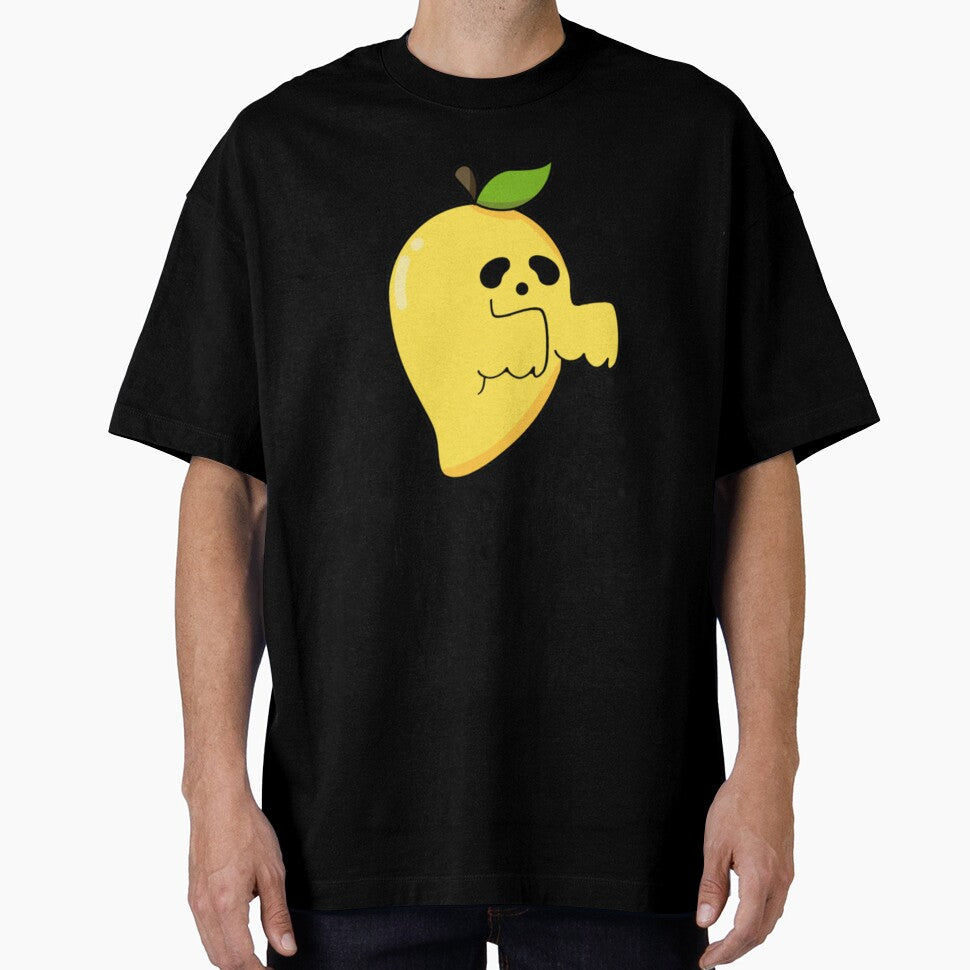 Man-gost Cute Halloween Mango Fruit Ghost Pun by DouglasyReynol