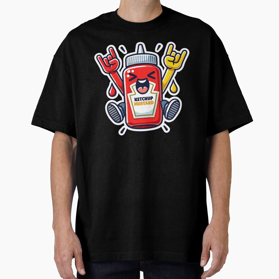 Rocking Ketchup and Mustard Bottle by markymaarty