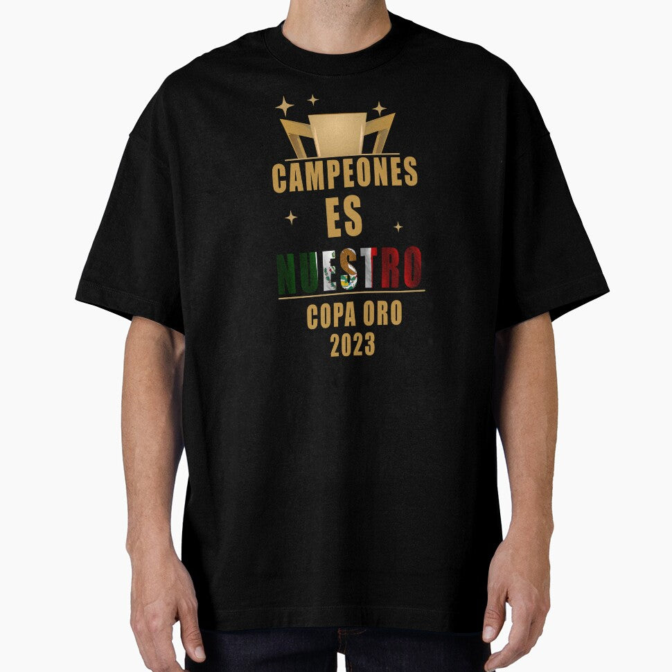 Playera campeon copa oro 2023 gold cup champion Mexico by Optimus-Designs