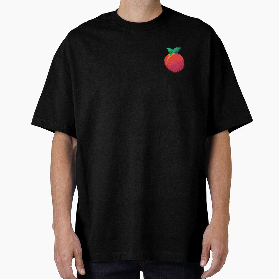 Pixel Nectarine - pixel food art by LittleFoodShop