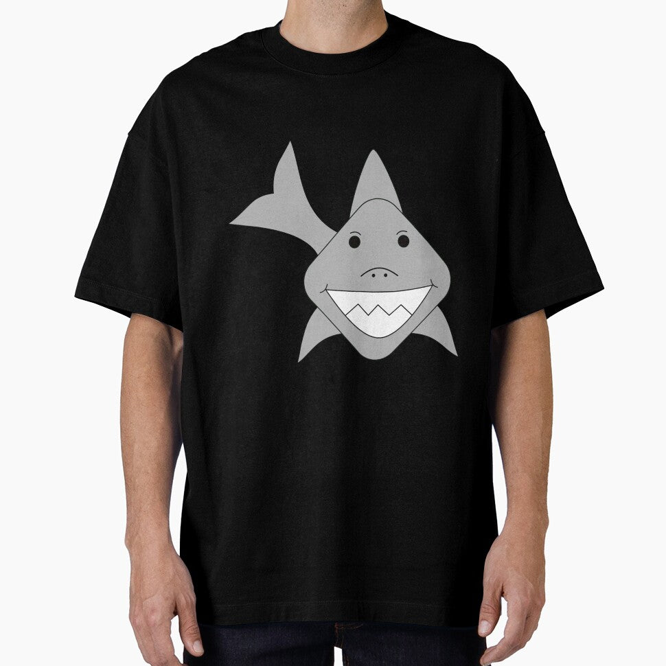 Cute Shark With A Precious Face Drawn in The Kawaii Style by CreativeCranium