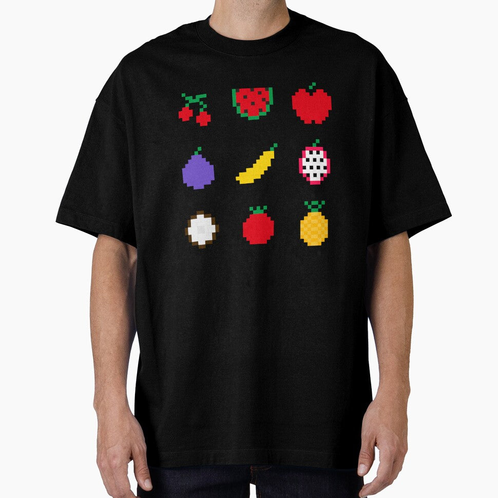 Pixel art fruit pattern by Gabriele Marcucci
