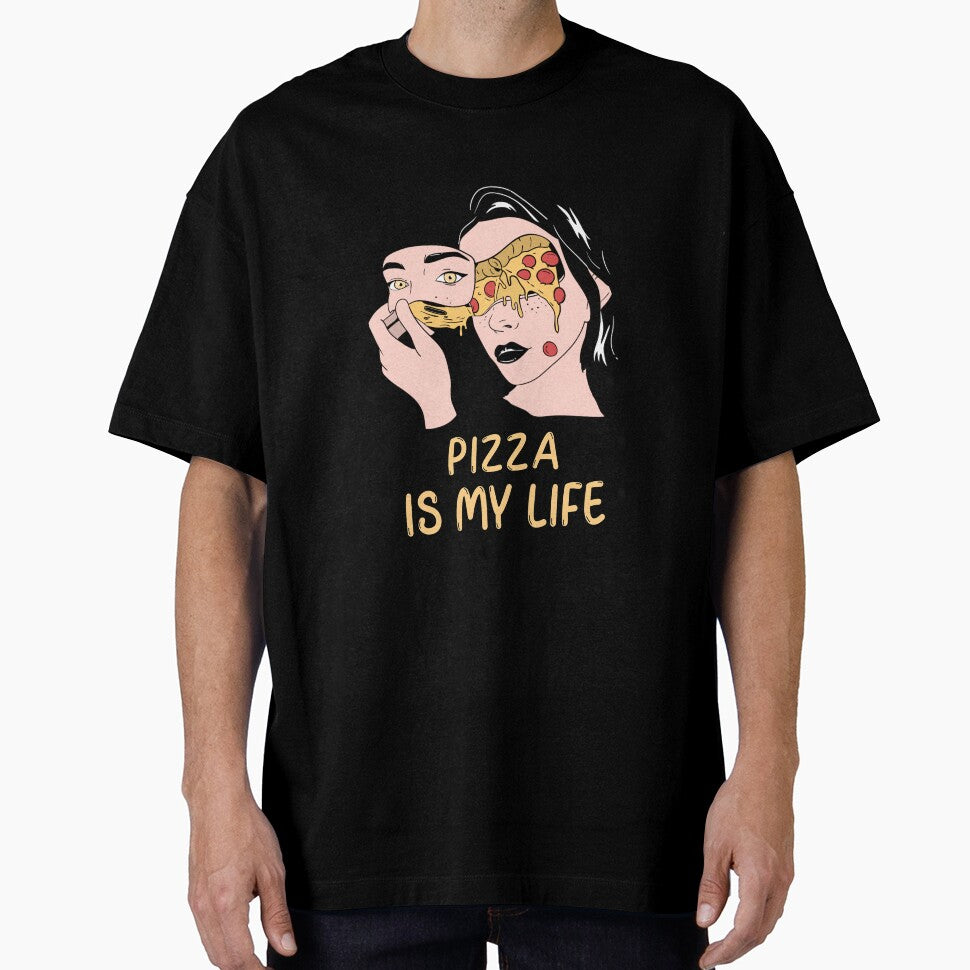 Pizza Is My Life (Face) by SacredsDesigns