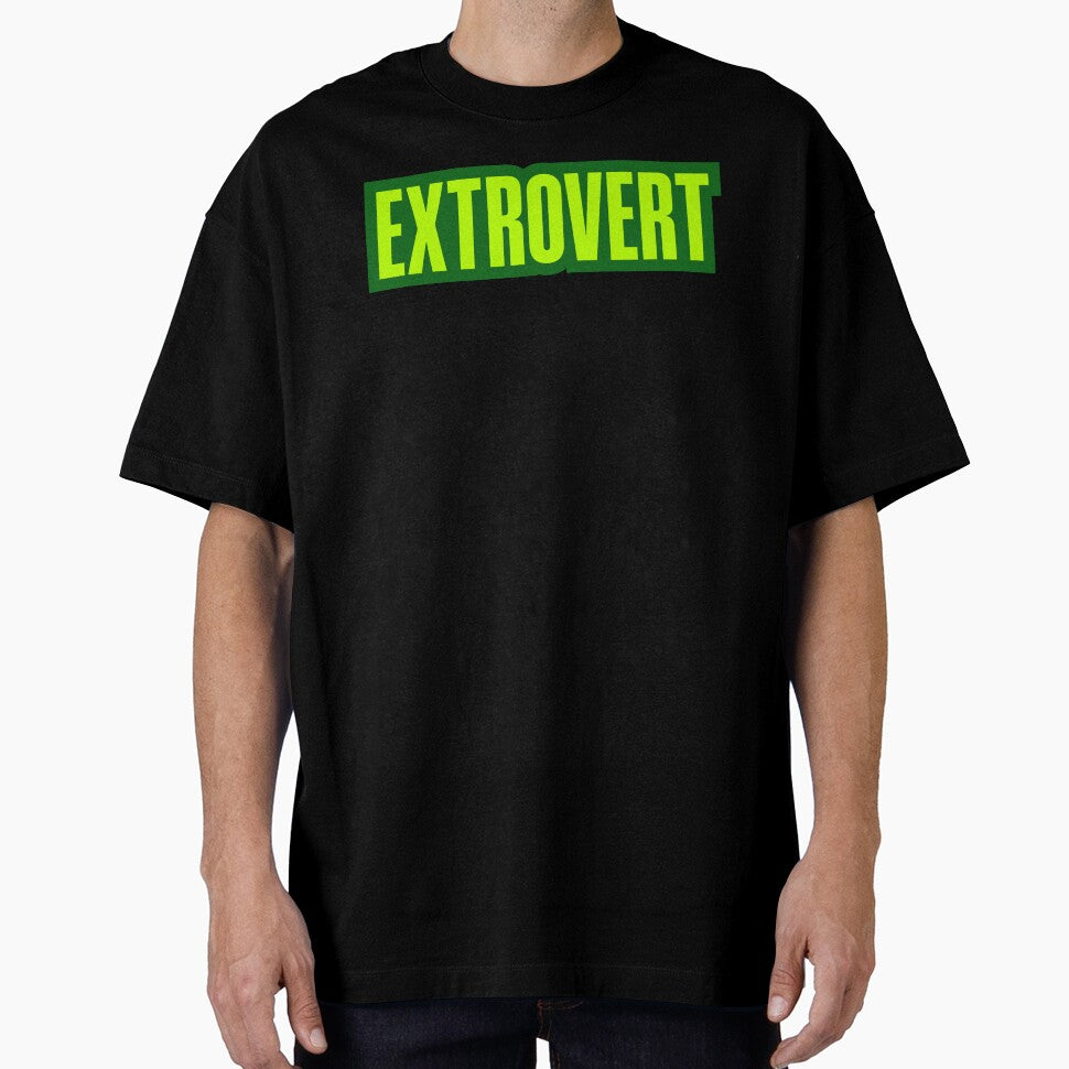 Extrovert, Green Outline by Memes N Lore