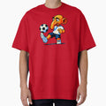 Mascot Willy plays football (Football Willy) Long Nose by Segasprojects