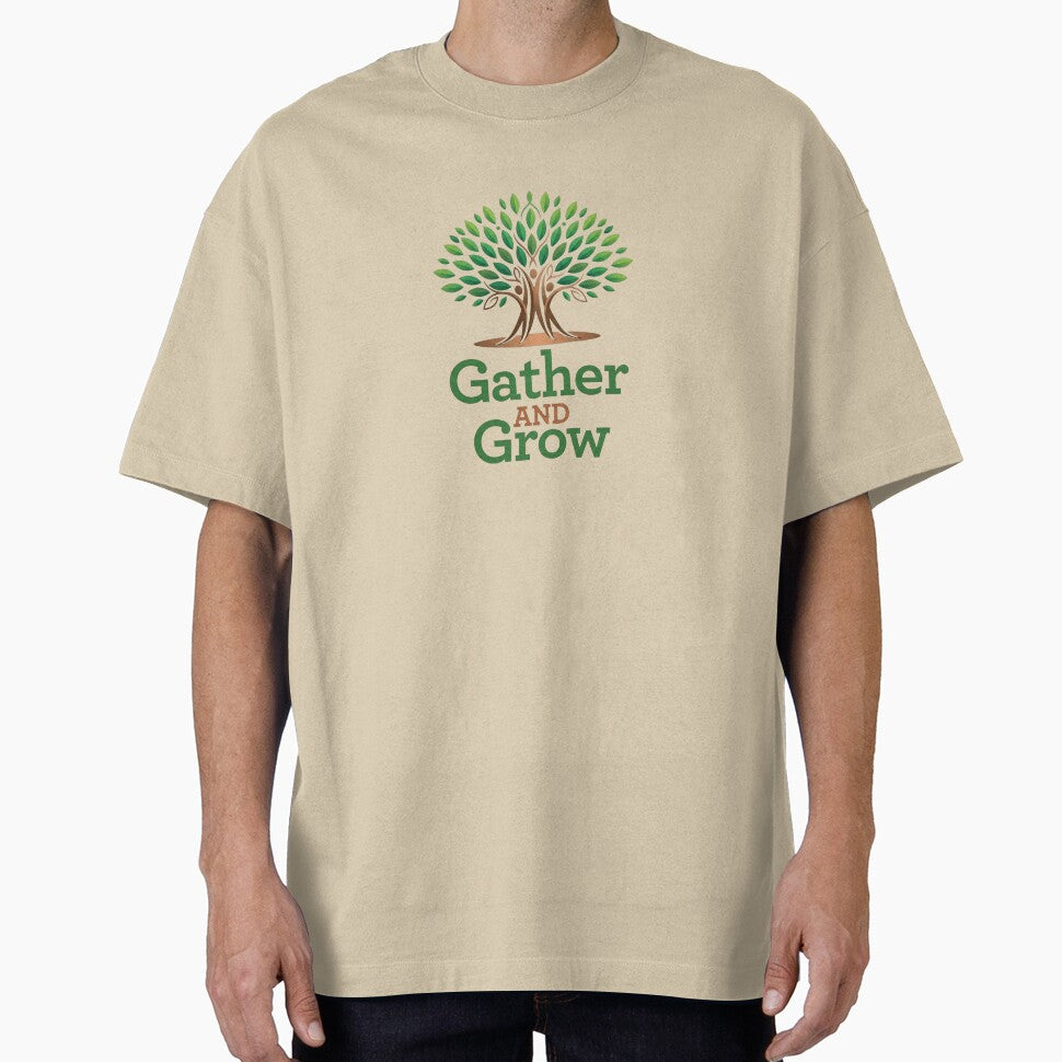 Gather and Grow Tree of Life - Community & Nature Logo by Mossypixels