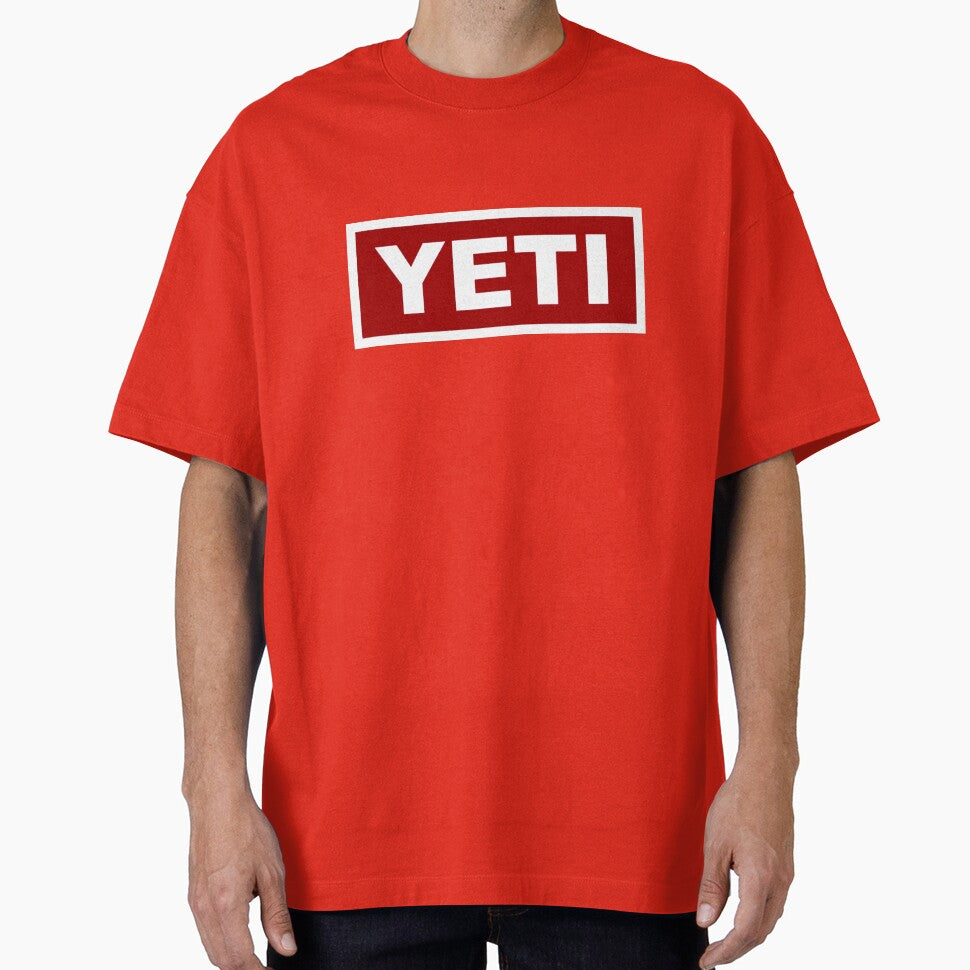 Yeti cool outdoors camping box logo red by Kludoman