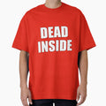 Dead Inside Minimalist Outline lettering by deluxus