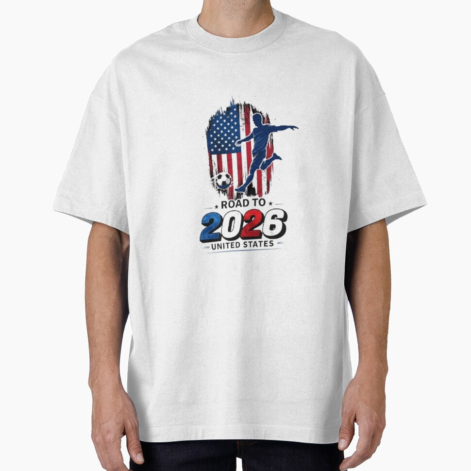 Road to 2026 Soccer - United States Flag Silhouette by Bulk store