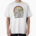 Retro 70s Rainbow Try Sucking Less Funny Sarcastic by rediscoveredapp