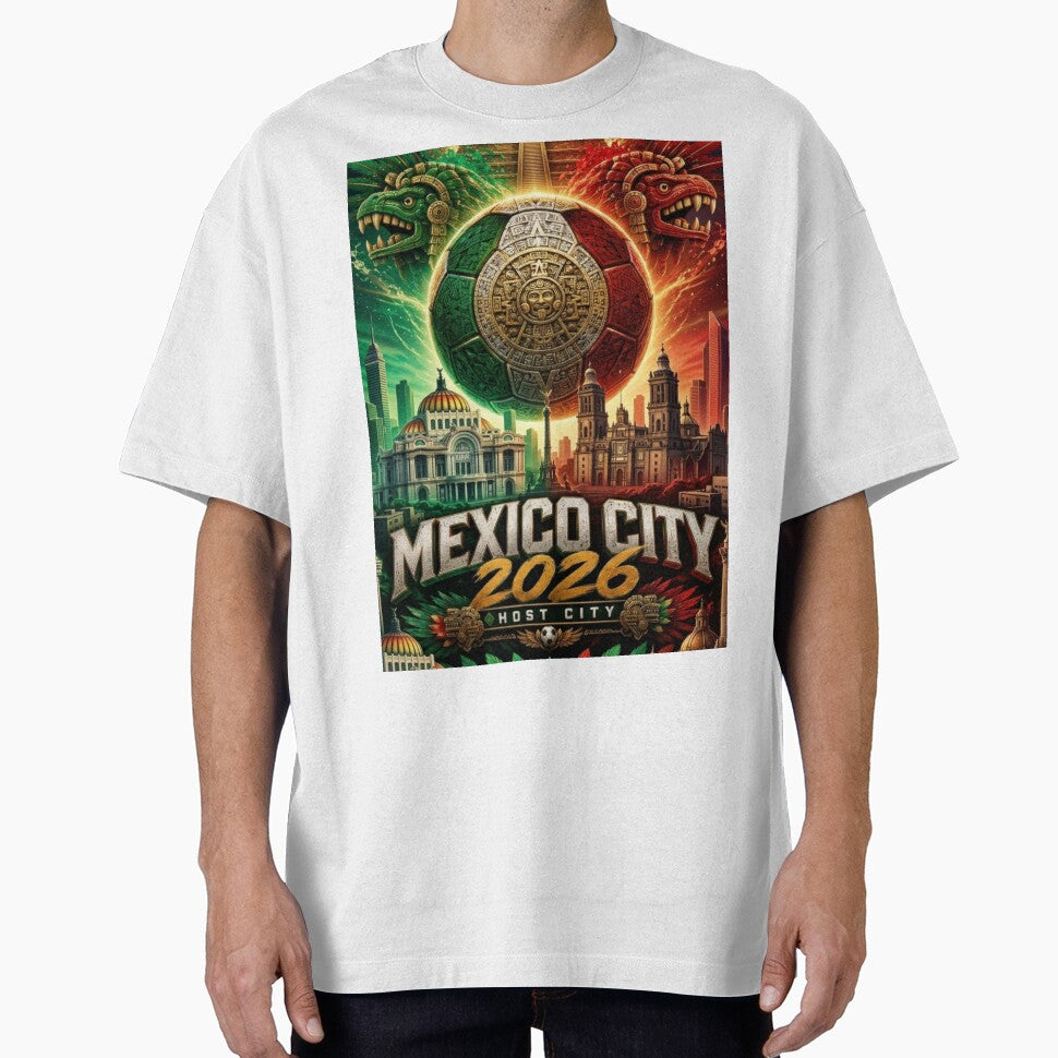 Mexico City 2026 Soccer Host City Aztec Fan Art by Aram250
