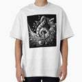 Black White Musical Notes Motion Music Vibes Ink by ART ATTACK ZONE