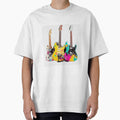 Graffiti Style Guitars with Musical Notes by sharon1210