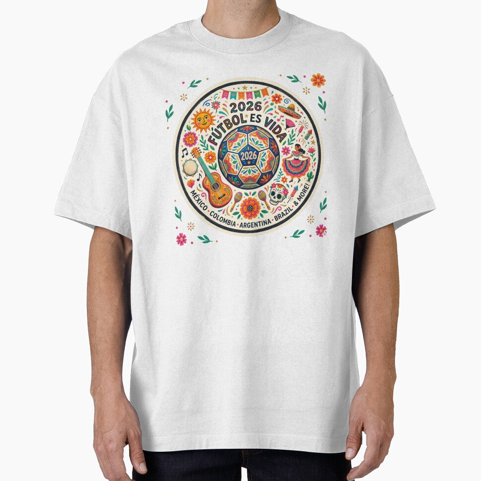 Fútbol es Vida — Latin Football Fiesta Art Mexico Colombia Brazil by KariGoStudio