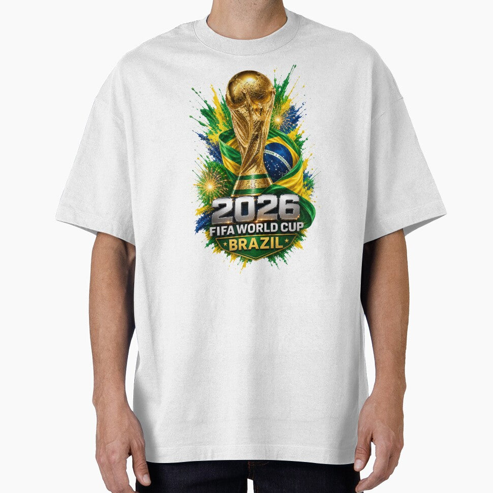 Brazil 2026 Football Fan Artwork by Retro Arabica