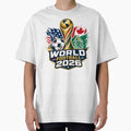 World Football 2026 Championship Emblem – USA Canada Mexico Soccer T-Shirt Design by TETHER007