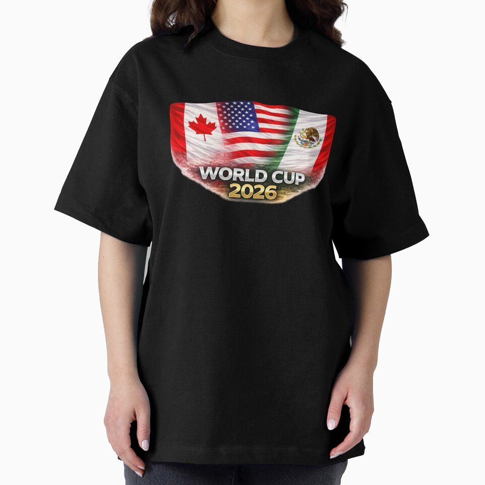 World Cup 2026 North America Flags Design – USA Canada Mexico Soccer Fan Graphic by RolMerch