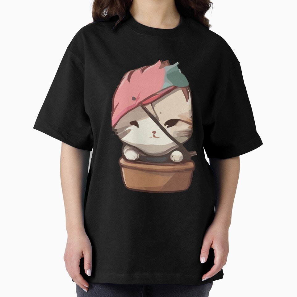 cute kawaii ninja cat with cute face by DunuStore