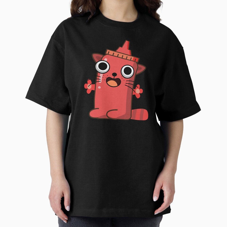 Cat-chup Funny Ketchup Pun by punnybone