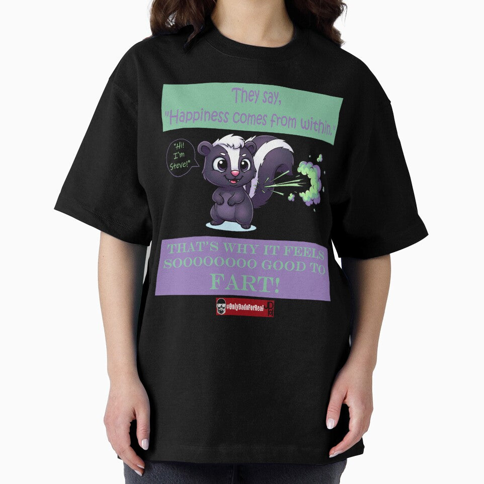 Farting Skunk (Black) *More Colors Available in Collection by OnlyDadsForReal