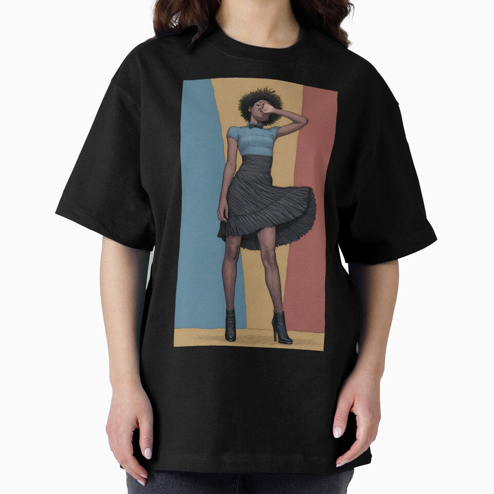 Modern Fashion Muse - Stylish Editorial Illustration by Rangmanch