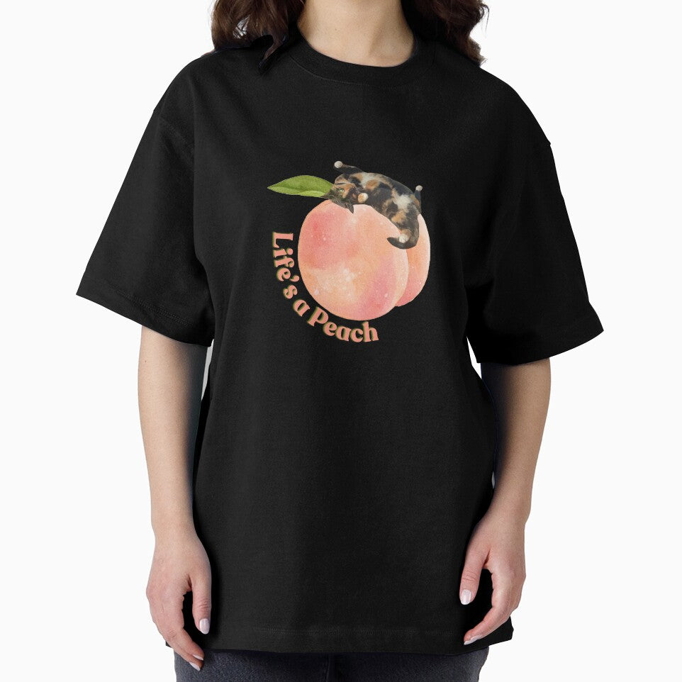 Life's a Peach Cat by letsgroove