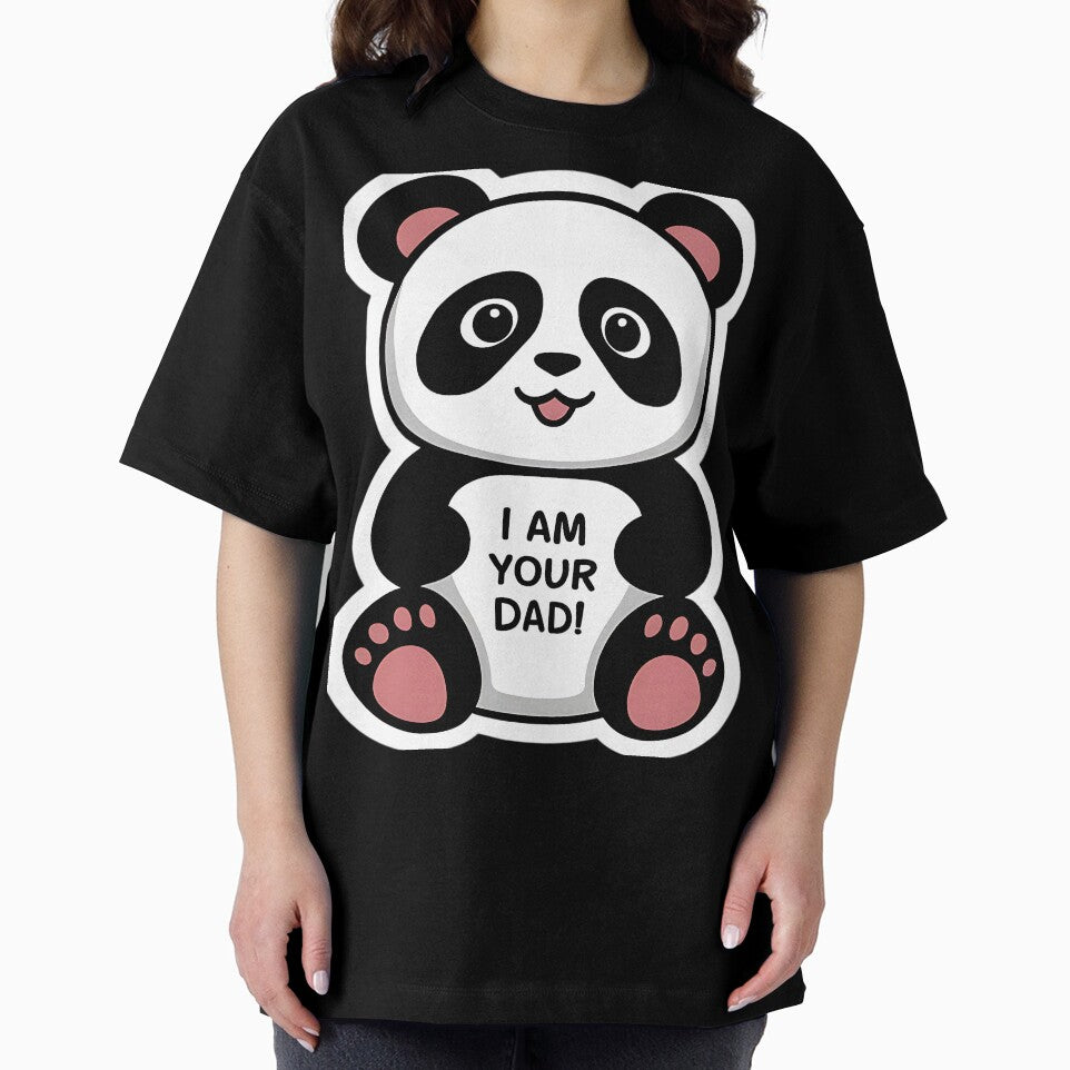 Cute panda sticker "I am your Dad!" by pawansaket9124