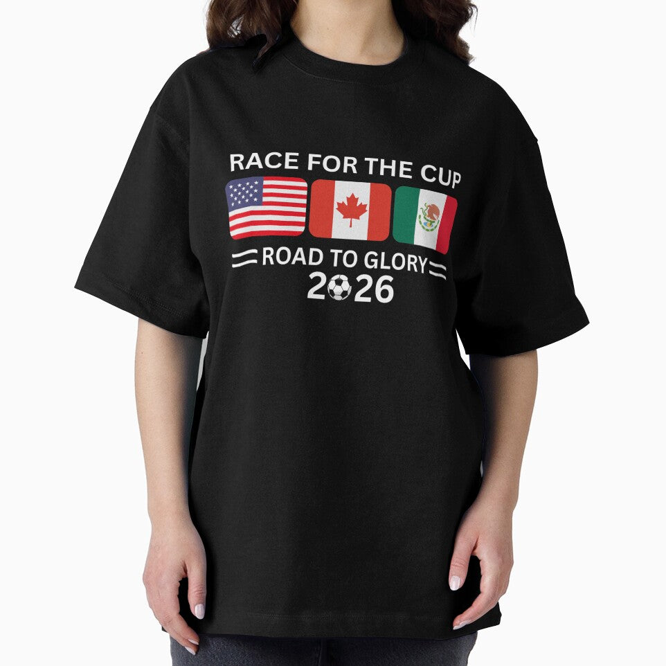 Race For The Cup Road To Glory 2026 Soccer Football Fan World Cup by Thread&Fable