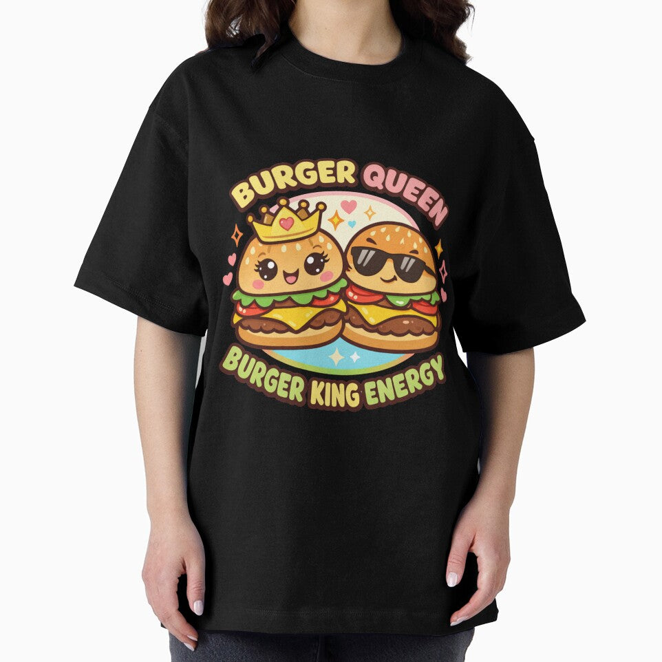 Burger Queen Energy – Funny Fast Food Parody Burger Humor Design by rushaib