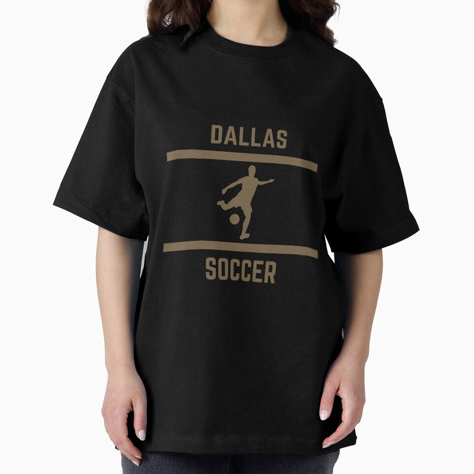 Gold Color Dallas Soccer by IssaraStudio