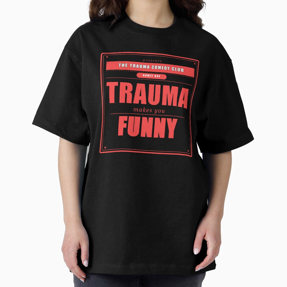 Trauma Makes You Funny Dark Humor Mental Health Gift by Mega-Shopping
