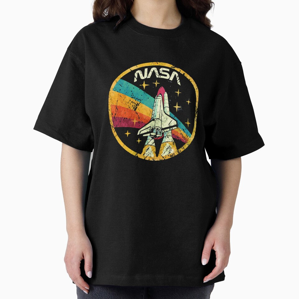 USA Space Agency Vintage Colors V03 T-Shirt_2546541 by KTY-NUSS