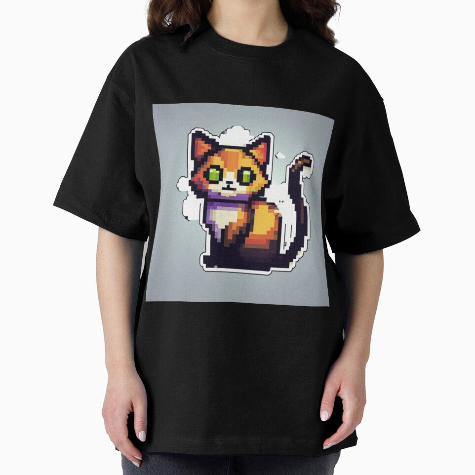 Funny Pixel art cat by Planetporridge
