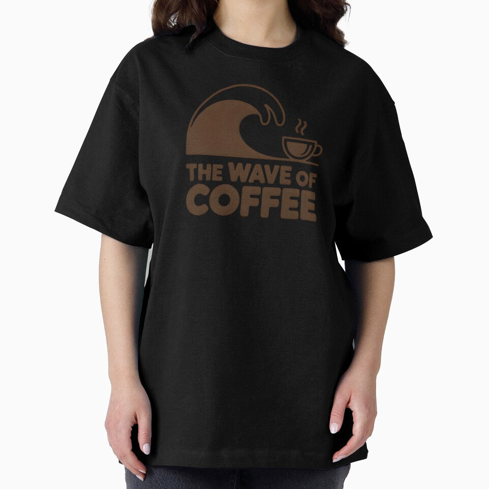 The Wave of Coffee | Coffee Lover Art Shirt by Milosstudio
