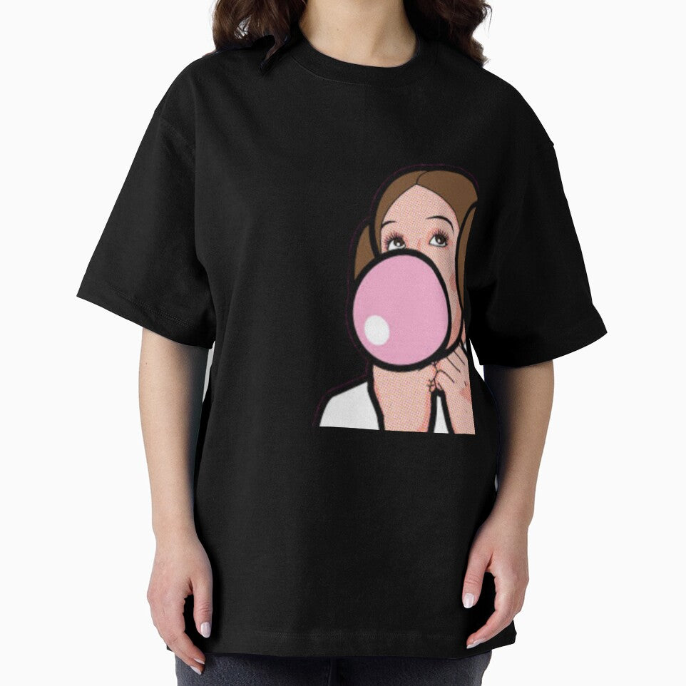Pop Art girl blowing chewing gum by DuaaSiddiqui