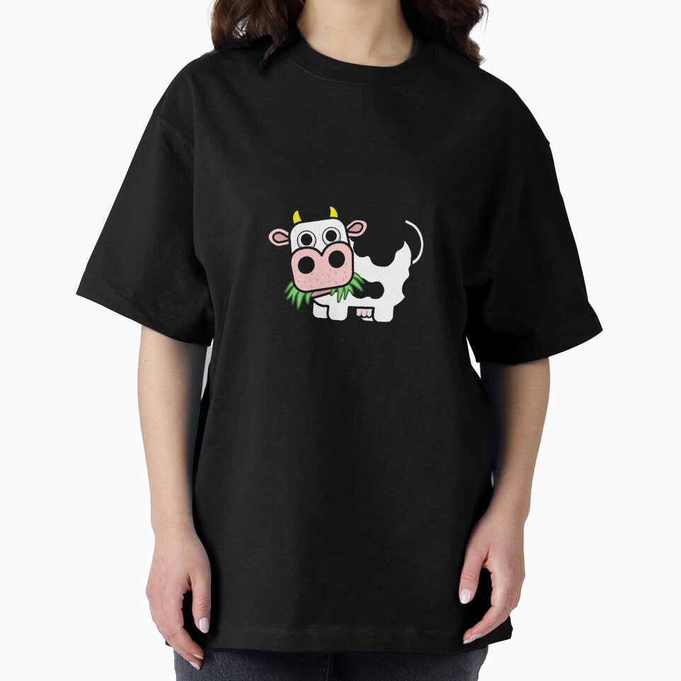 An Udder One Bites The Grass Cute Cow Pun by punnybone