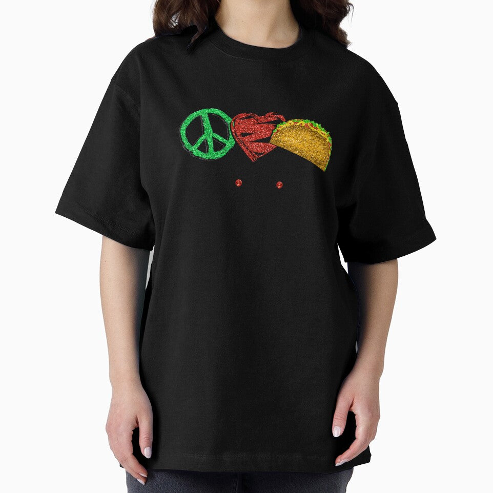 Peace Love Tacos-gift idea for taco lovers by BRtisticDesigns