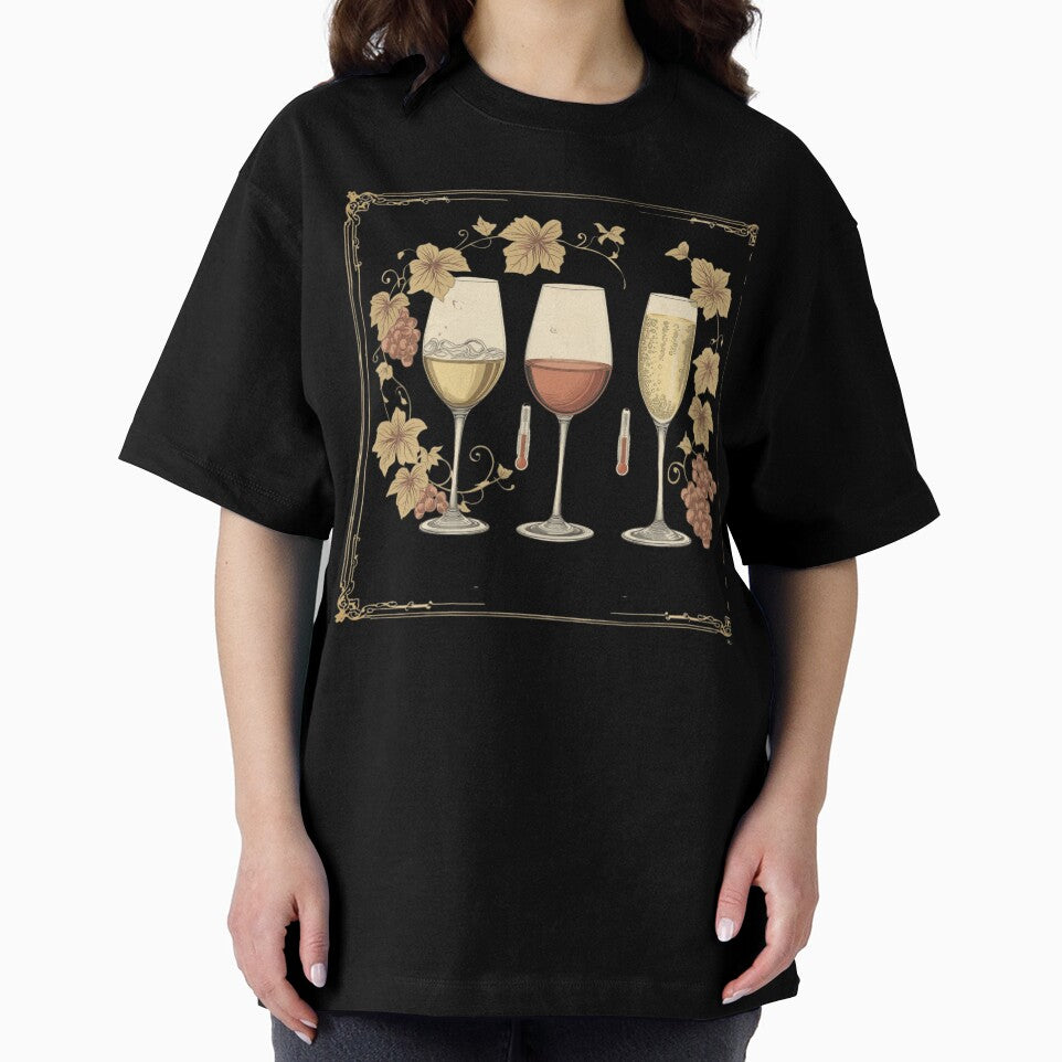Wine Serving Temperature Guide – Elegant Vintage Illustration by VintageTips