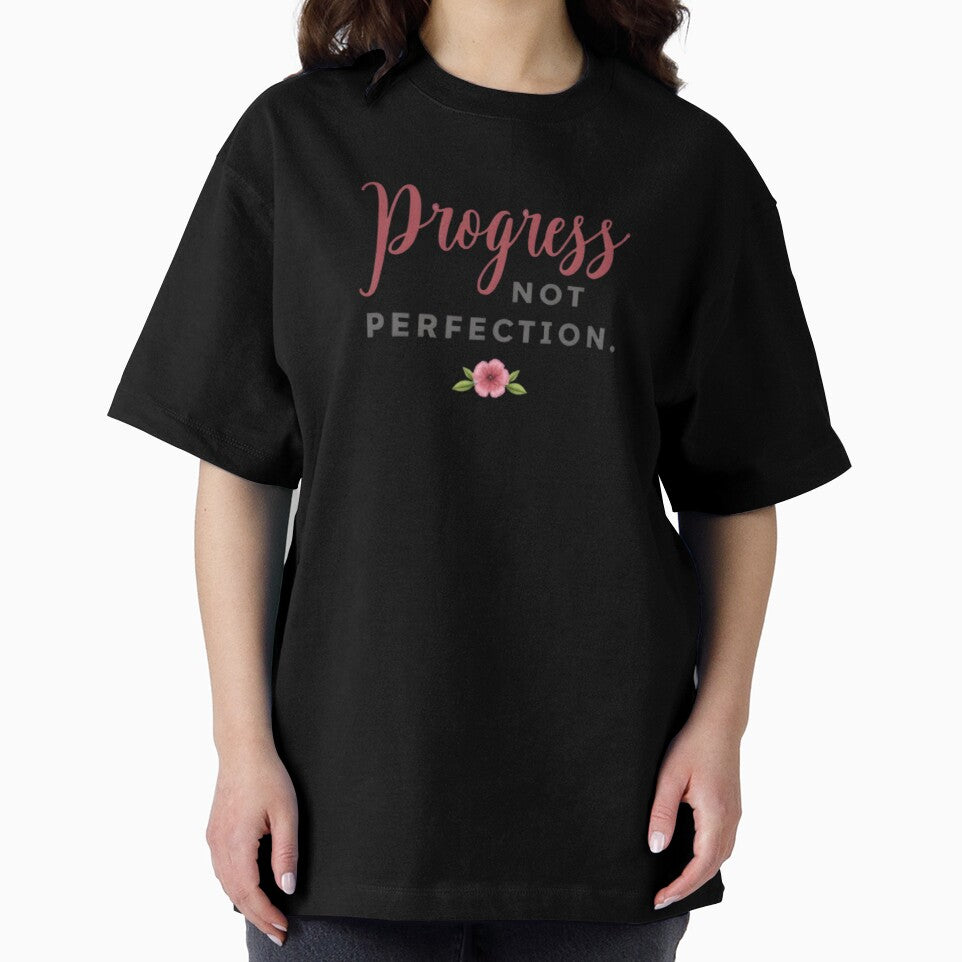 Progress Not Perfection Motivational Women's Top by printedartgoods