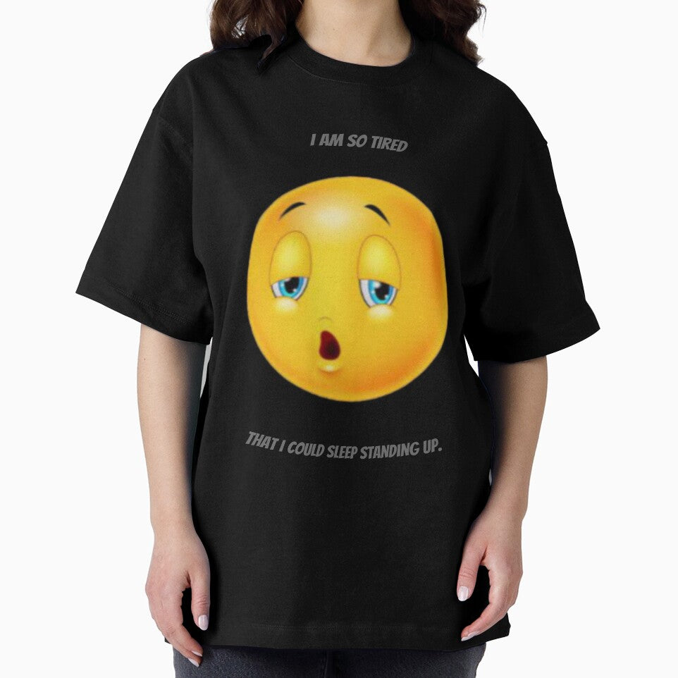 I'm so tired I could sleep standing up. by Collection de trésors