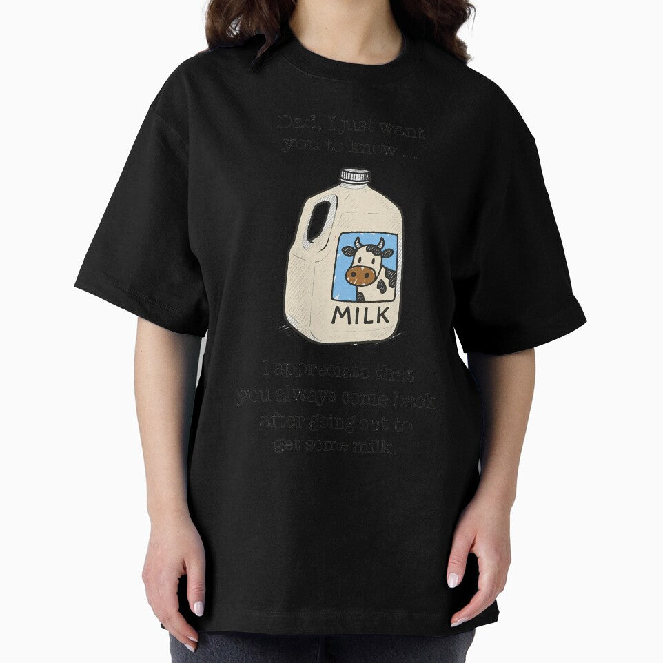 Funny Dad Milk Joke by sanasoniro
