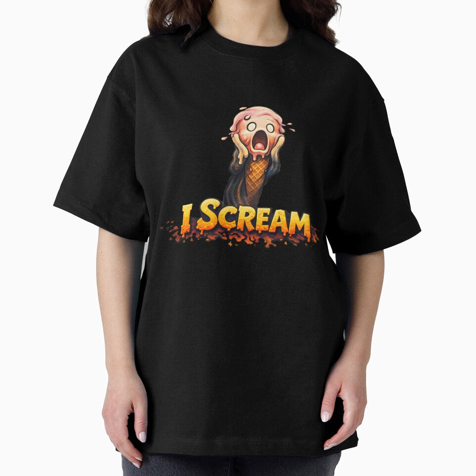 I Scream Ice Cream Horror Pun Design by AuraloomAtelier
